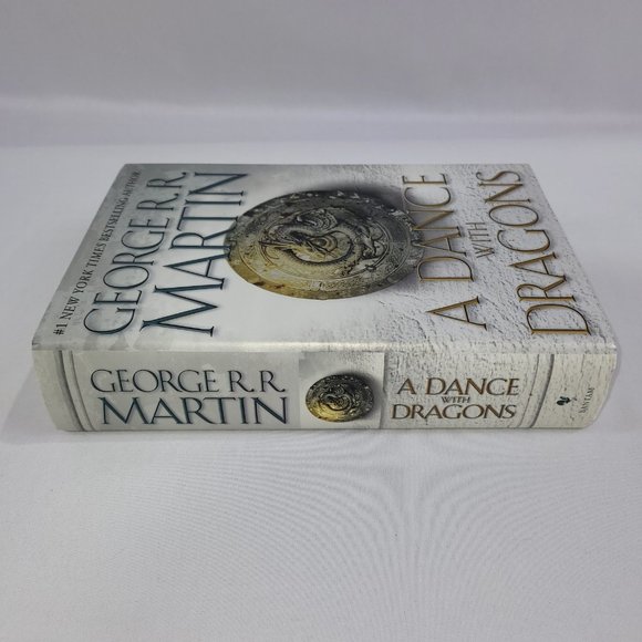 George R R Martin A Dance with Dragons First Edition Hardcover Book Game Thrones - Picture 2 of 3